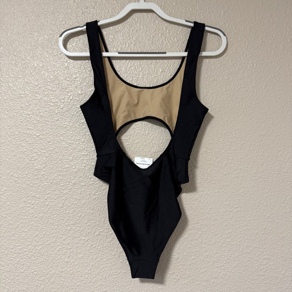 NWT Alexander Wang Cutout Swimsuit Sexy Swimsuit Black Swimsuit Holiday Beach - Picture 9 of 10